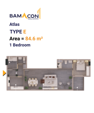 Floorplan for Unit E