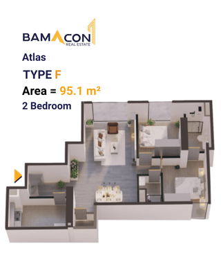 Floorplan for Unit F